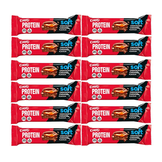 Corny Protein Soft Choco Caramel, 12 X 45 Gr