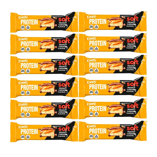 Proteína Corny Soft Amendoim Caramelo, 12 X 45 Gr