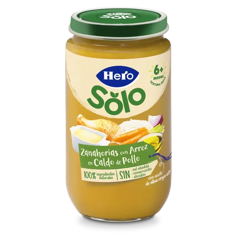 Hero Baby Pack Cenoura Arroz Caldo de Galinha, 12 X 235 Gr