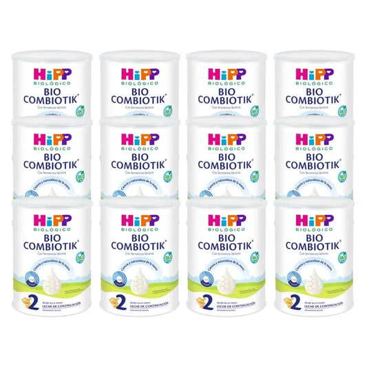 Hipp Combiotik 2, Leite em pó, Embalagem 12 x 800 g