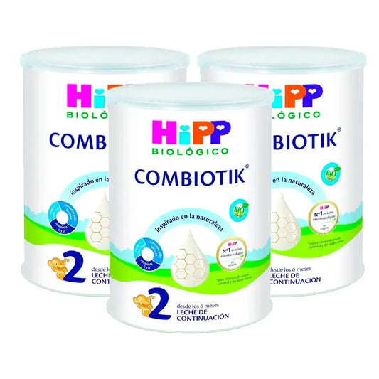 Hipp Combiotik 2, leite em pó, embalagem de 3 x 800 g