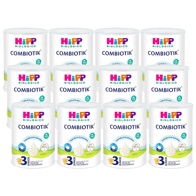 Hipp Combiotik 3, Leite para Crescimento, Embalagem 12 x 800 g