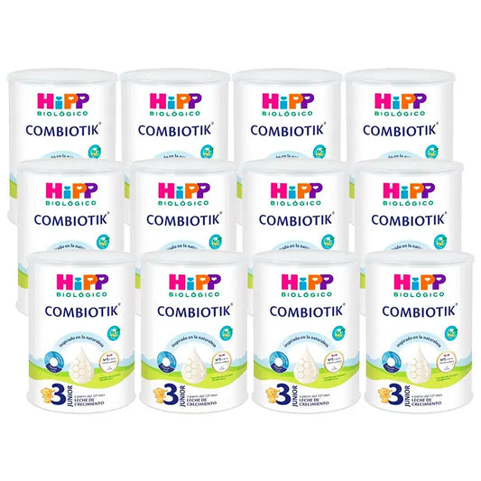 Hipp Combiotik 3, Leite para Crescimento, Embalagem 12 x 800 g