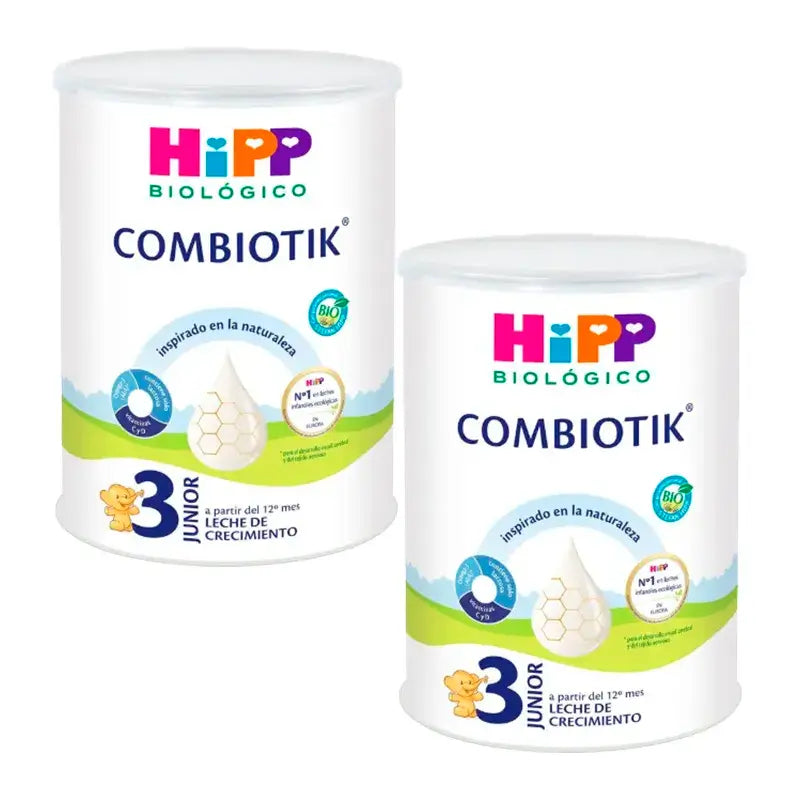 Hipp Combiotik 3, Leite para Crescimento, Embalagem 2 x 800 g