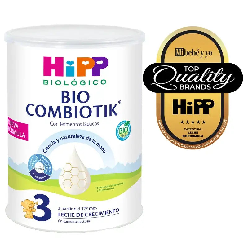 Hipp Combiotik 3, Leite para Crescimento, Embalagem 3 x 800 g