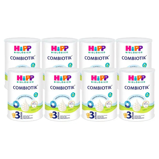 Hipp Combiotik 3, Leite para Crescimento, Embalagem 8 x 800 g
