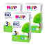 Hipp Organic Growing Up Milk 3, embalagem de 3 x 500 g