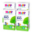 Hipp Organic Growing Up Milk 3, embalagem de 4 x 500 g