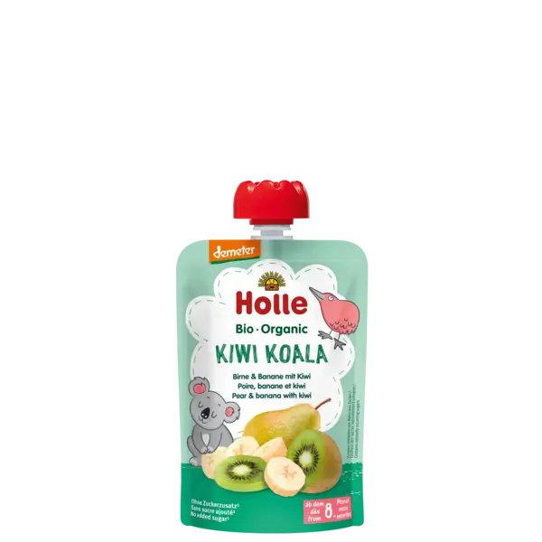 Holle Pouche de Pera, Plátano y Kiwi