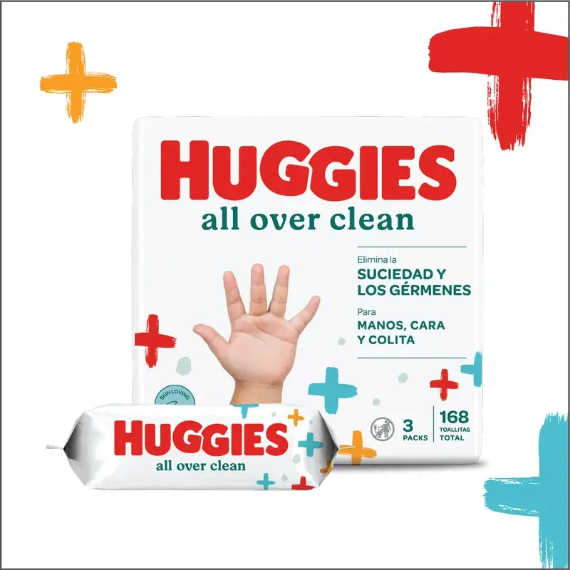Toalhetes de limpeza Huggies All Over Clean , 56 unid.