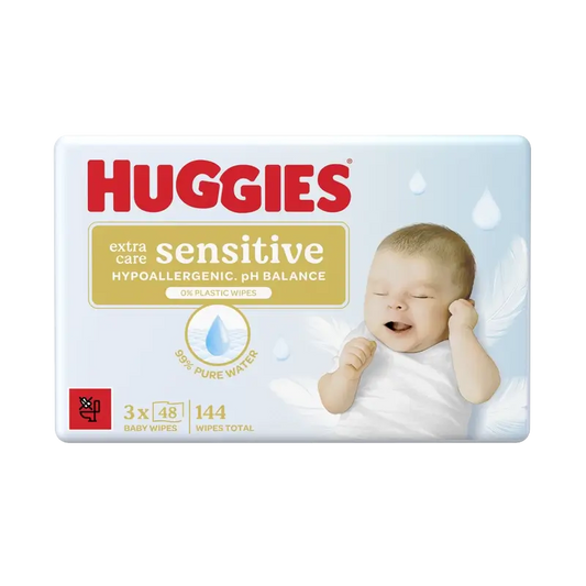 Toalhetes Huggies Extra Care Sensitive , 144 unidades