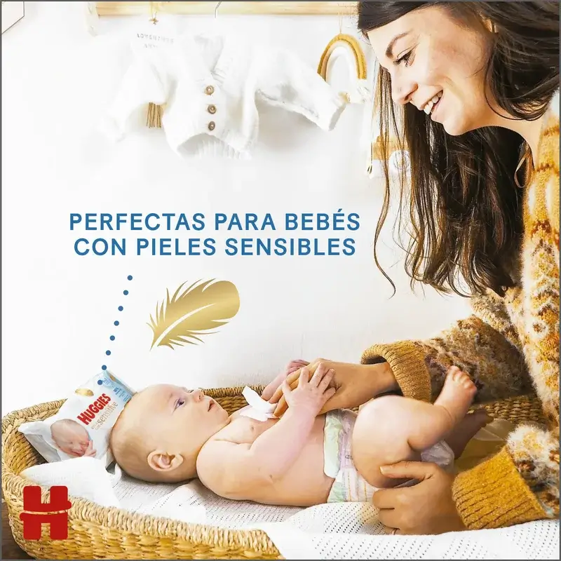 Toalhetes Huggies Extra Care Sensitive , 144 unidades