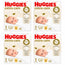 Fralda Huggies Extra Care Tamanho 1 (2-5 Kg) Disney Baby, 28 unidades, embalagem com 4