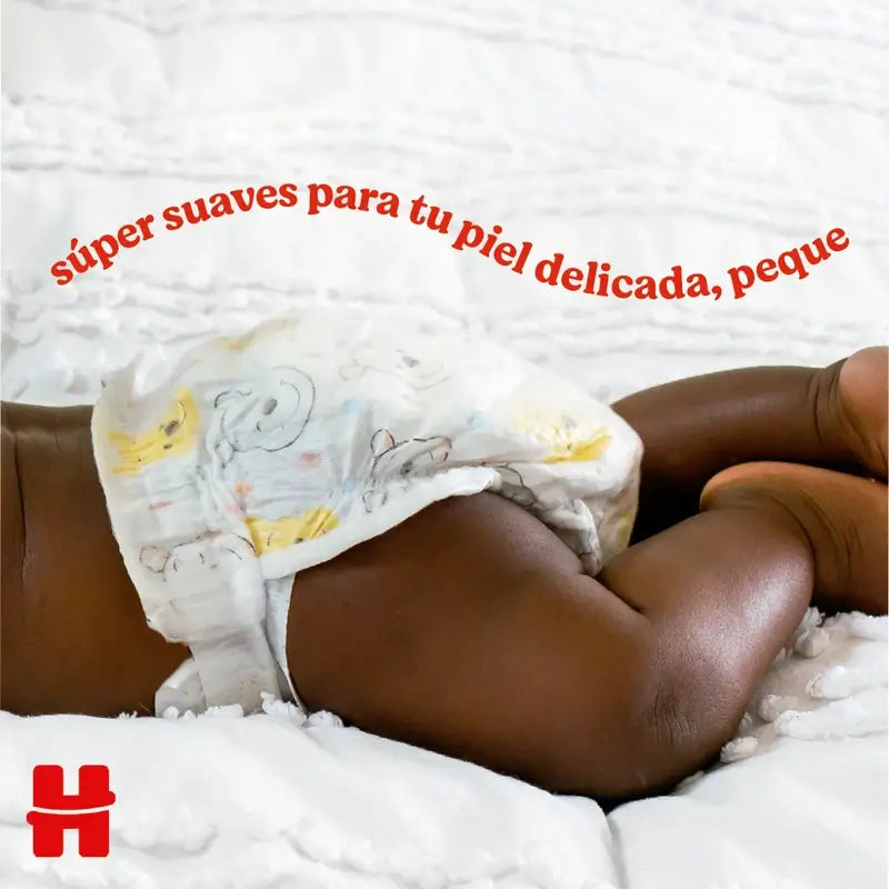 Fralda Huggies Extra Care Tamanho 3 (6-10 Kg) Disney Baby , 96 peças