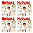 Fralda para bebé Huggies Extra Care Tamanho 4 (8-16 Kg) Disney, 33 unidades, embalagem 4