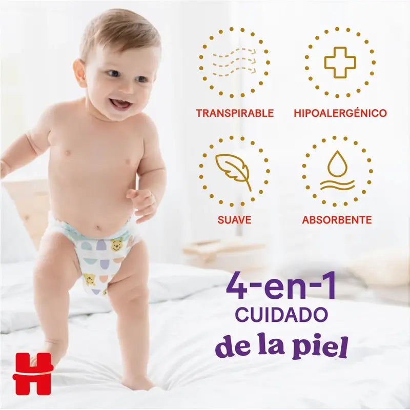 Fraldas Huggies Extra Care Tamanho 5 (12-17 Kg) Disney Baby, 24 unidades.