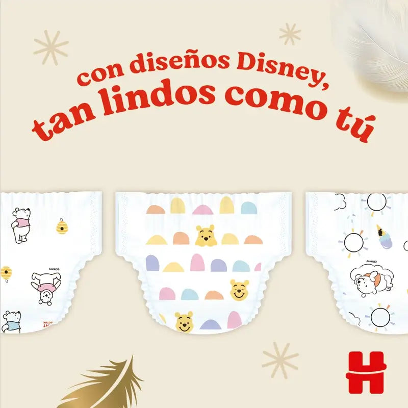 Huggies Extra Care Tamanho 5 (12-25 Kg) Fraldas Disney para Bebés , 66 peças
