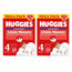 Huggies Little Movers Tamanho 4 (9-14 Kg) Fraldas Disney para Bebés, 120 unidades, embalagem 2
