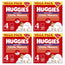 Huggies Little Movers Tamanho 4 (9-14 Kg) Fraldas Disney para Bebés, 120 unidades, embalagem de 4