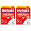 Huggies Little Movers Tamanho 5 (12-17 Kg) Fraldas Disney para Bebés , 104 unidades, embalagem 2