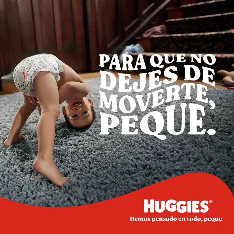 Cuecas Huggies Little Movers Tamanho 6 (15-25 Kg) Fraldas Disney para Bebés , 96 unidades