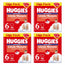 Huggies Little Movers Tamanho 6 (15-25 Kg) Fraldas Disney para Bebés , 96 unidades, pack 4