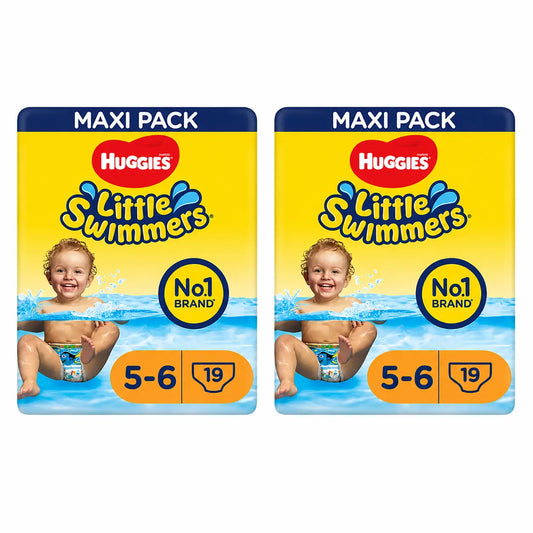Fraldas de natação Huggies Little Swimmers tamanho 5-6, 19 unidades, embalagem 2