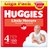 Huggies Little Movers Tamanho 4 (7-18 Kg) Fralda de bebé Disney, 150 unidades.