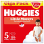 Huggies Little Movers Tamanho 5 (11-25Kg) Fraldas Disney para Bebés, 126 unidades