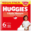 Huggies Little Movers Tamanho 6 (15-30 Kg) Fralda de bebé Disney, 102 unidades