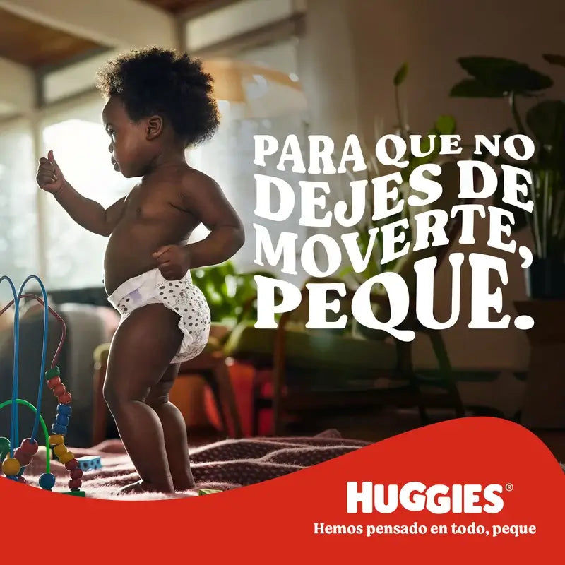 Huggies Little Movers Tamanho 6 (15-30 Kg) Fralda de bebé Disney, 102 unidades