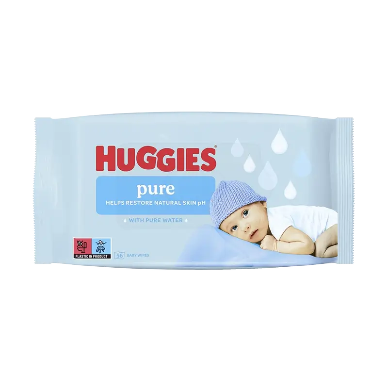 Toalhetes Huggies Pure , 56 unid.