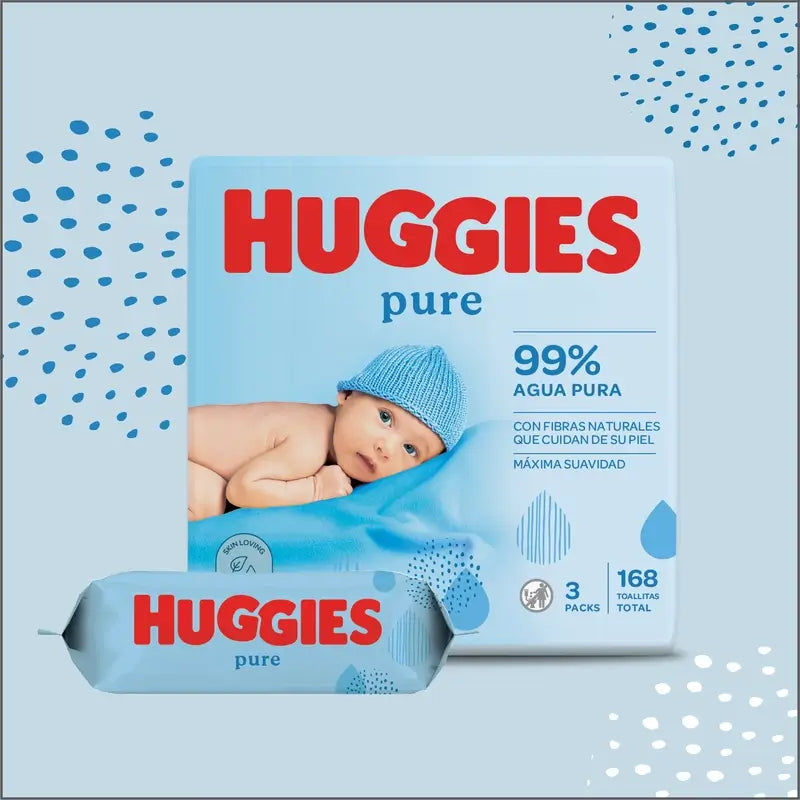Toalhetes Huggies Pure , 56 unid.