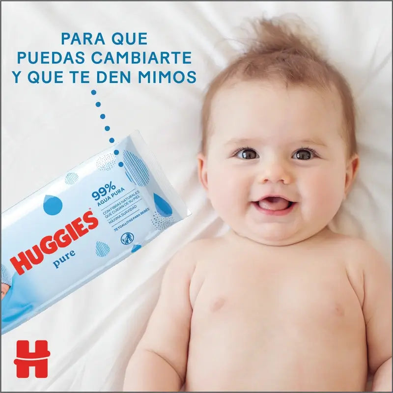 Toalhetes Huggies Pure , 56 unid.