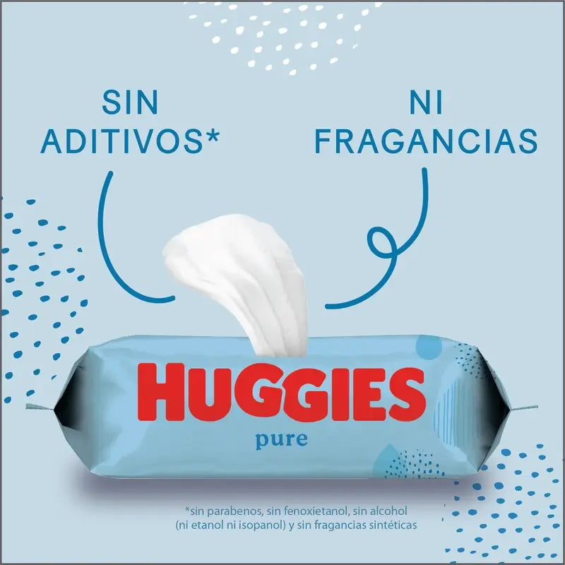 Toalhetes Huggies Pure , 56 unid.