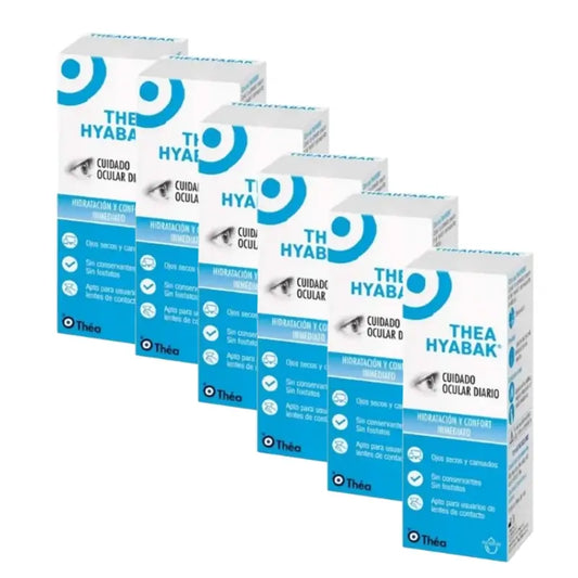 Hyabak Eye Drops Solution, 6x10 Ml