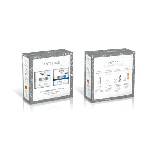 Eucerin Hyaluron Filler Creme de Dia Facial Pele Seca 50ml + Creme de Noite Facial 50ml