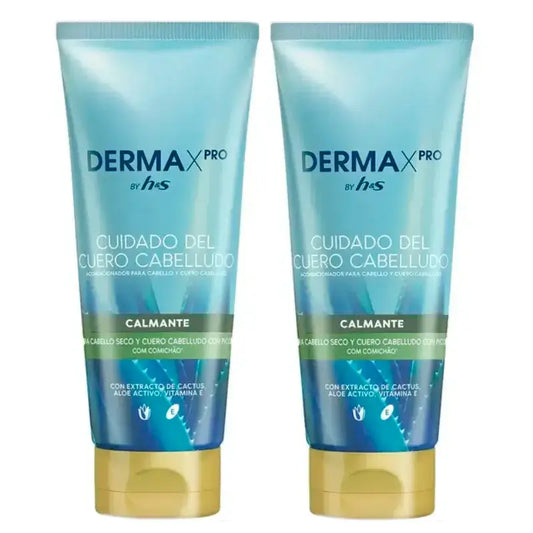 H&S Dermaprox Condicionador Dermaprox Suavizante, embalagem com 2 x 220 ml