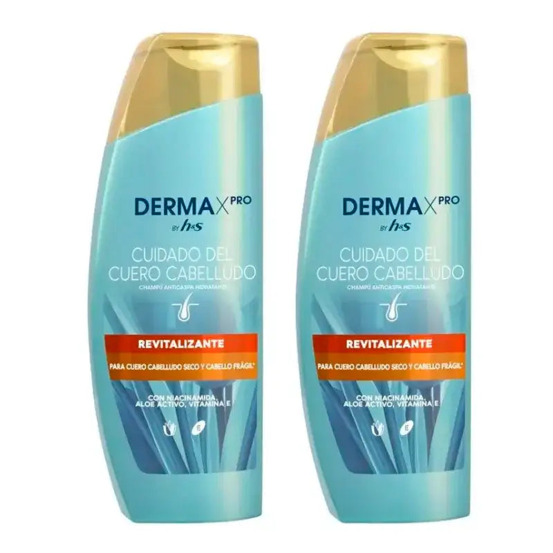 H&S Dermaprox Revitalize Champô, embalagem de 2 x 300 ml