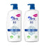 Champô H&S Classic 2 em 1, embalagem de 2 x 1000 ml