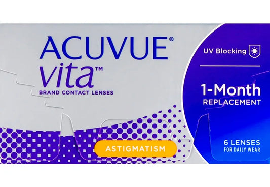 Acuvue Vita Monthly Toric Lenses , 6 unidades