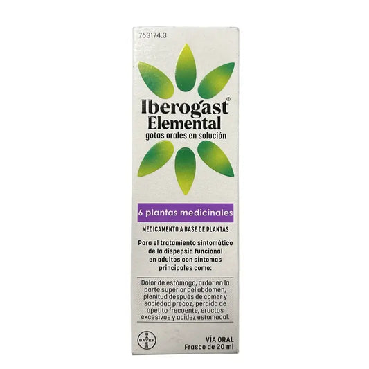 Iberogast Elemental 1 Frasco Gotas Orais em Solução, 20 ml
