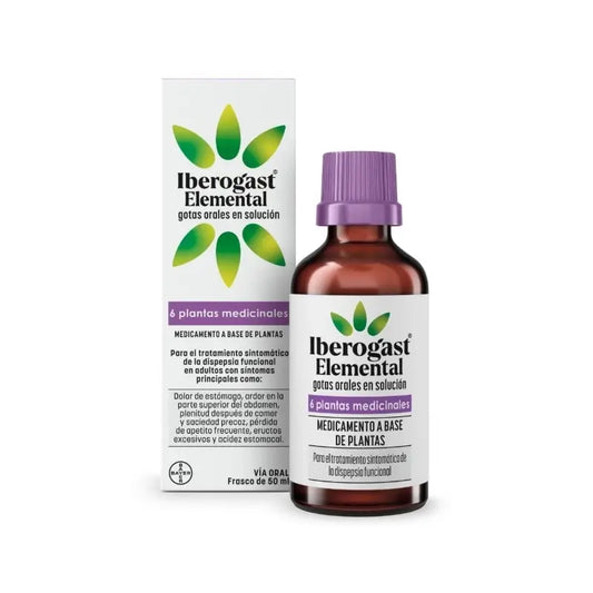 Iberogast Elemental Gotas Orais Para Solução, 50 ml
