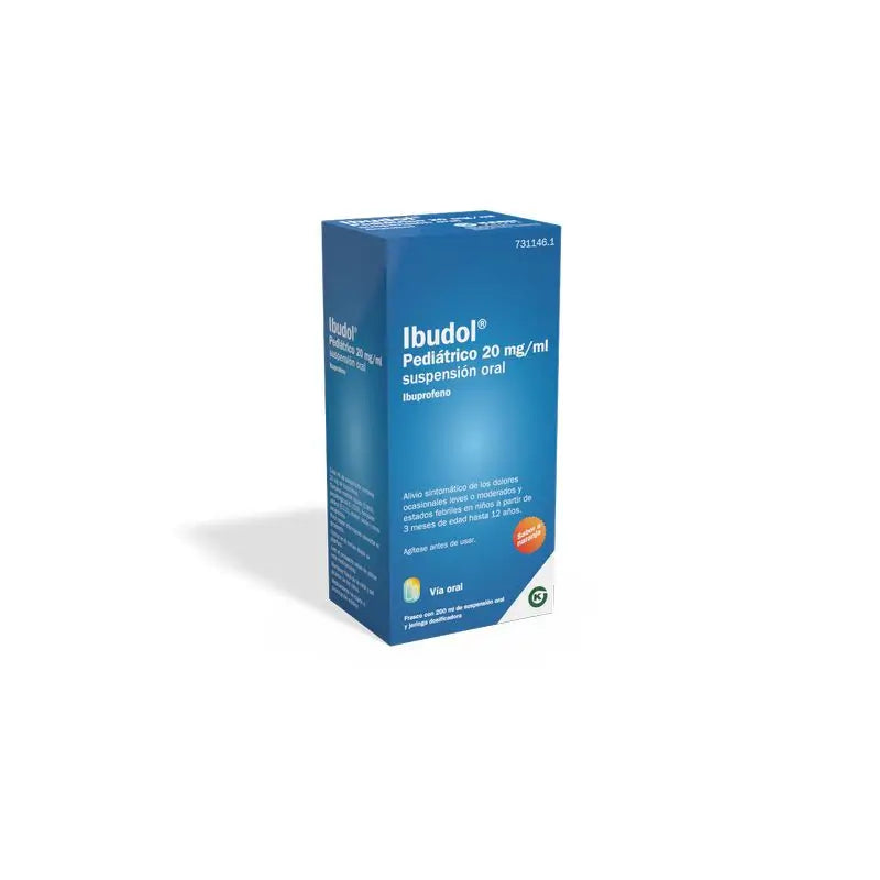 Ibudol Paediatric Efg 20 Mg/Ml , suspensão oral 1 frasco 200 ml