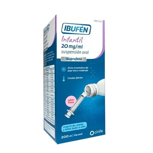 Ibufen Infantil 20 Mg/Ml Suspensão Oral 1 Frasco, 200 ml