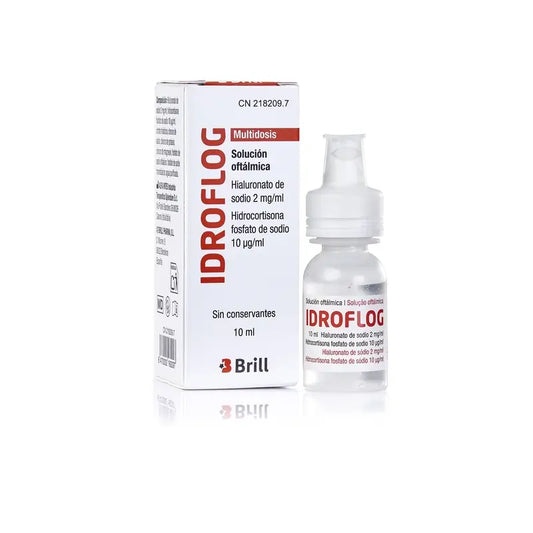 Idroflog Solução Oftálmica Multidose, 10 ml