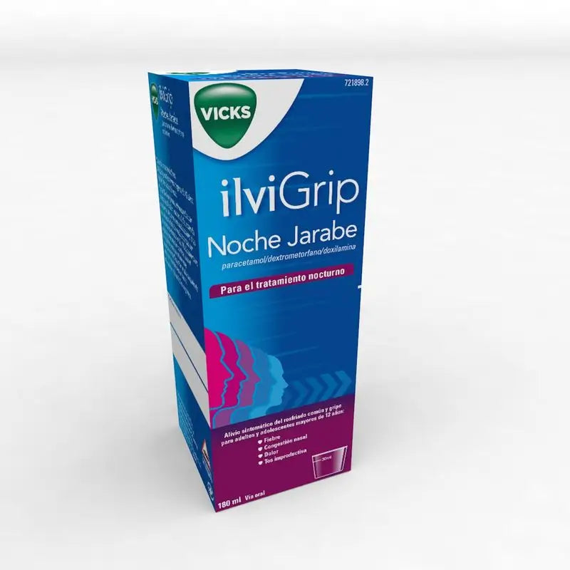 Ilvigrip Xarope de Noite, 180 ml