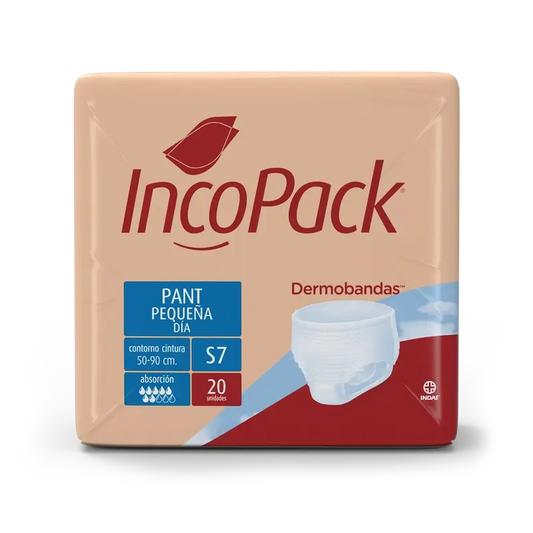 Incopack Pant Pant Absorvente Dia Tamanho pequeno, 80 unidades.