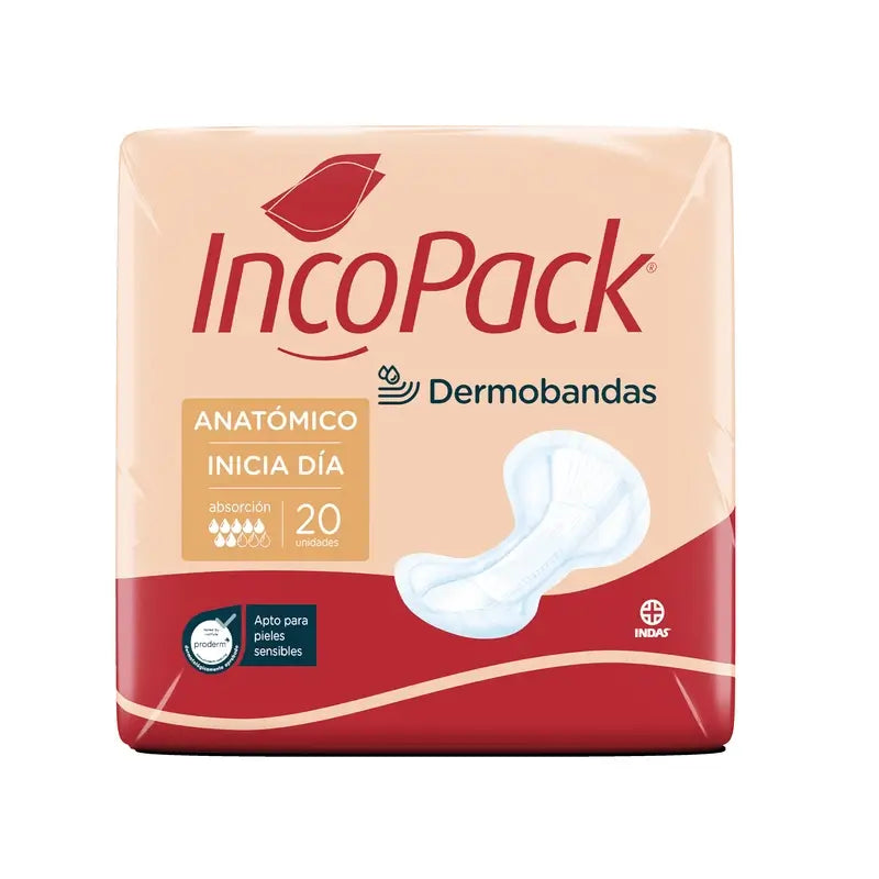 Incopack Inicia Anatomical Day , 80 unidades