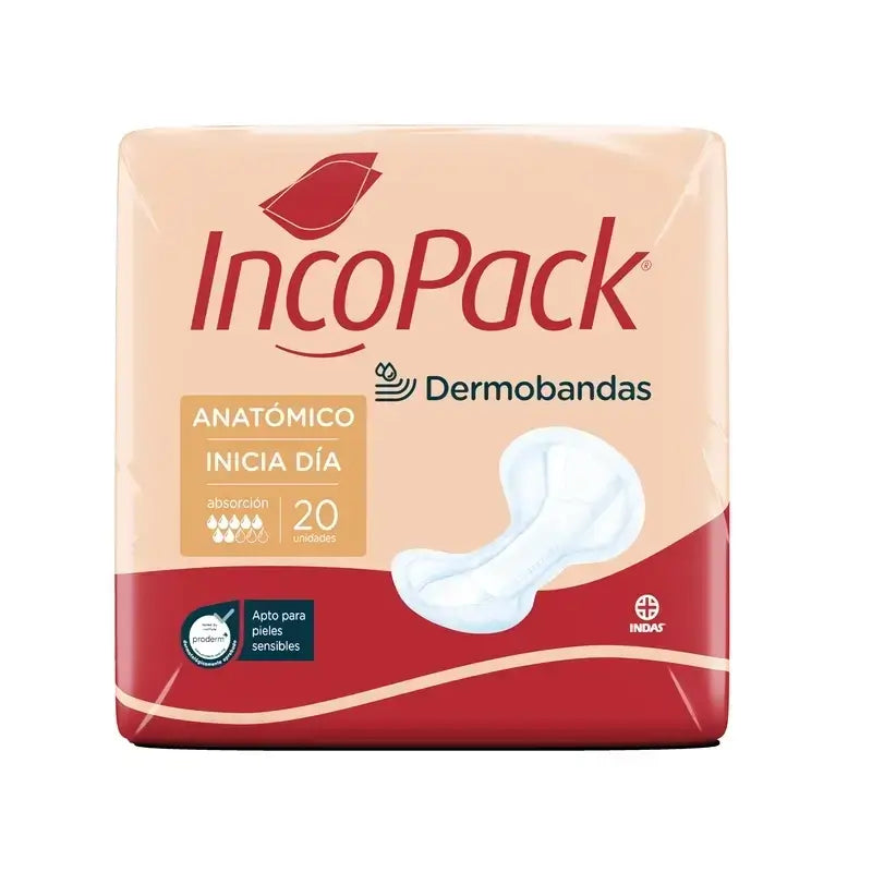 Incopack Inicia Anatomical Day , embalagem 4, 320 unidades